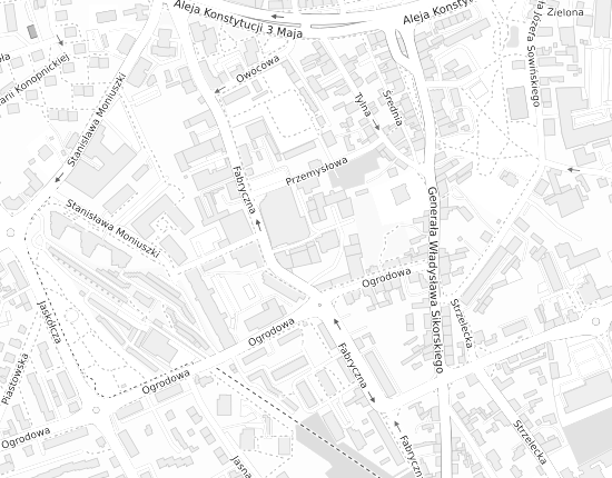 Mapa z adresem organizacji