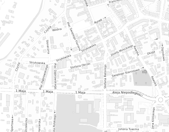 Mapa z adresem organizacji