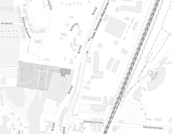 Mapa z adresem organizacji