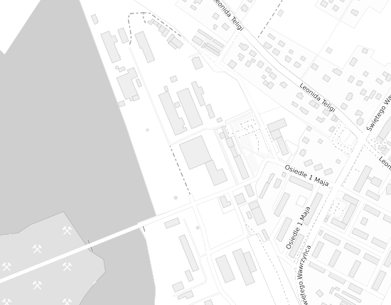 Mapa z adresem organizacji