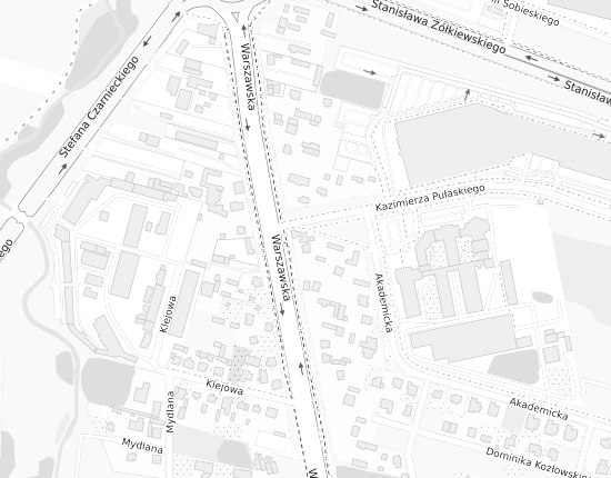 Mapa z adresem organizacji