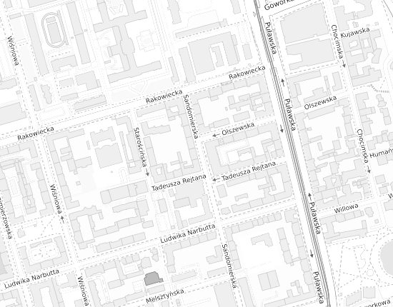 Mapa z adresem organizacji