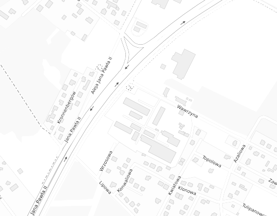 Mapa z adresem organizacji