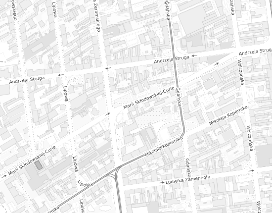 Mapa z adresem organizacji