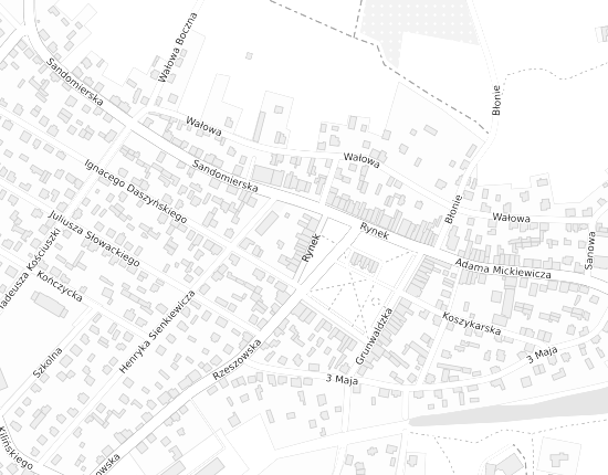 Mapa z adresem organizacji