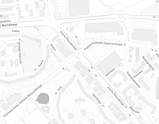 Mapa z adresem organizacji