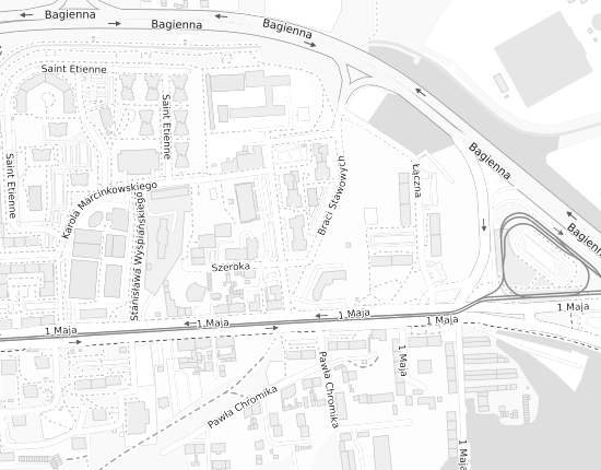 Mapa z adresem organizacji