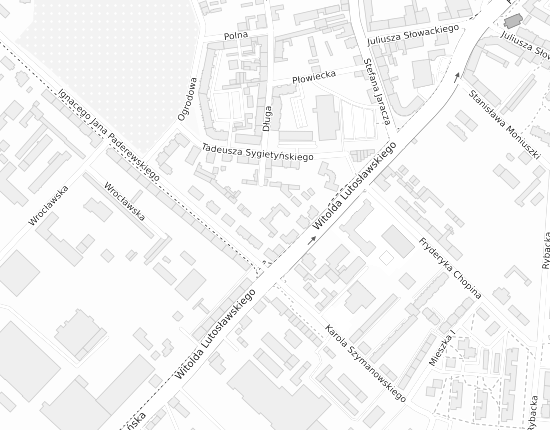 Mapa z adresem organizacji