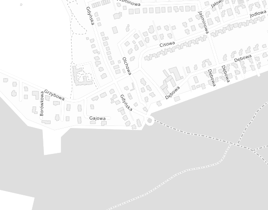 Mapa z adresem organizacji
