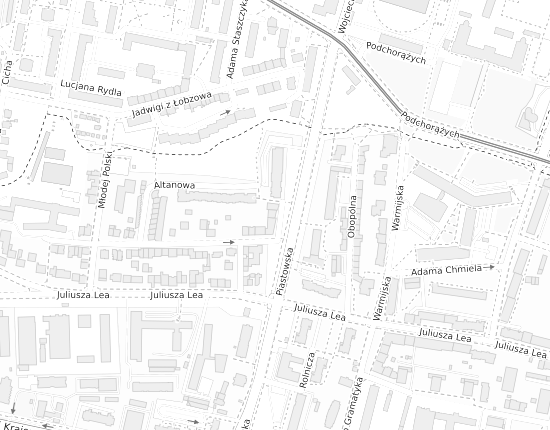 Mapa z adresem organizacji