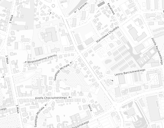 Mapa z adresem organizacji