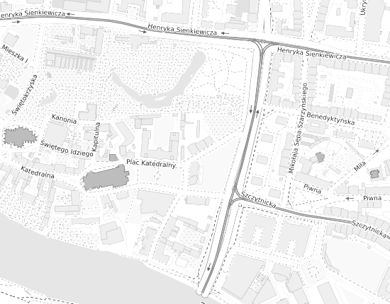 Mapa z adresem organizacji
