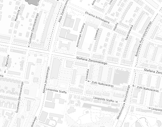 Mapa z adresem organizacji