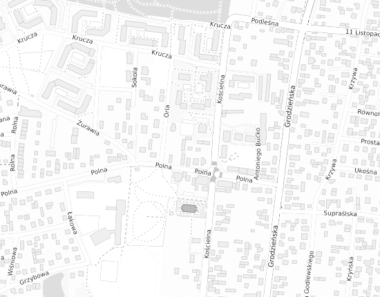 Mapa z adresem organizacji