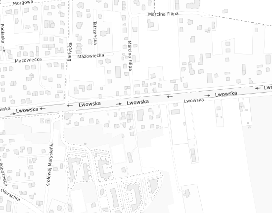 Mapa z adresem organizacji