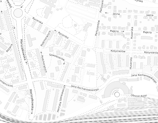 Mapa z adresem organizacji