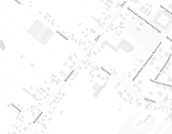 Mapa z adresem organizacji