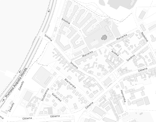 Mapa z adresem organizacji