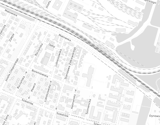 Mapa z adresem organizacji