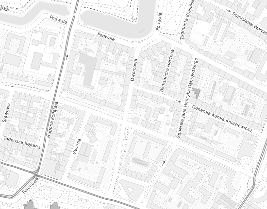 Mapa z adresem organizacji