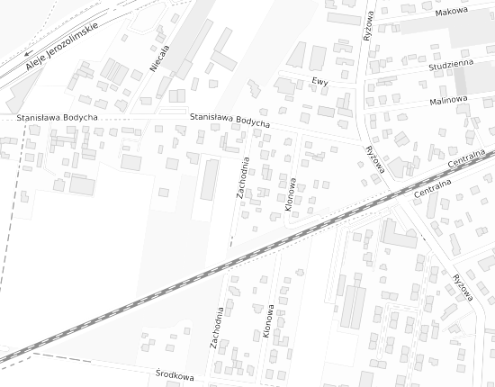 Mapa z adresem organizacji