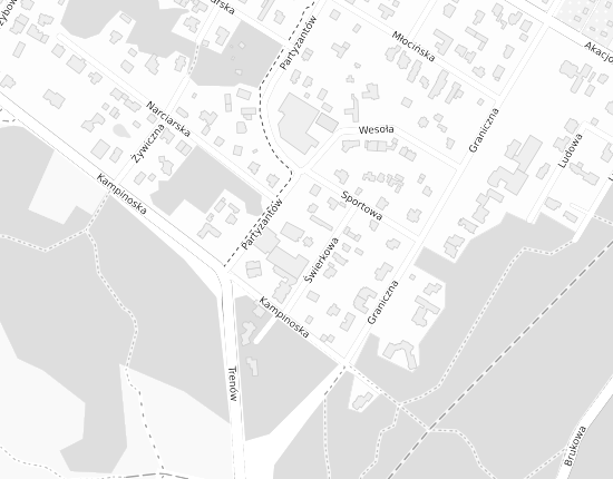 Mapa z adresem organizacji
