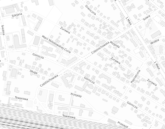 Mapa z adresem organizacji