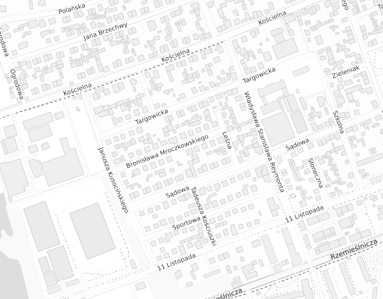 Mapa z adresem organizacji