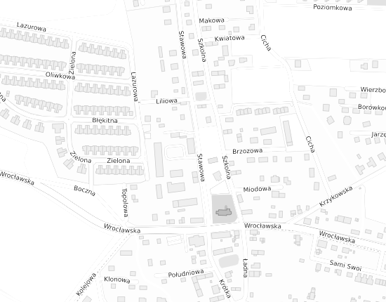 Mapa z adresem organizacji
