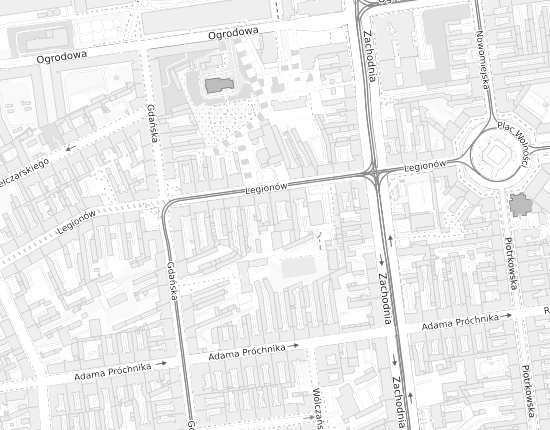 Mapa z adresem organizacji