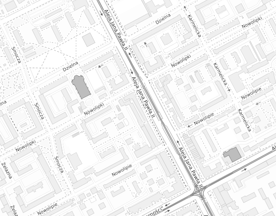 Mapa z adresem organizacji