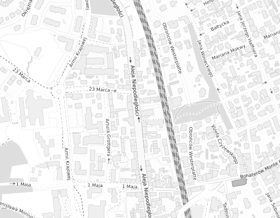 Mapa z adresem organizacji