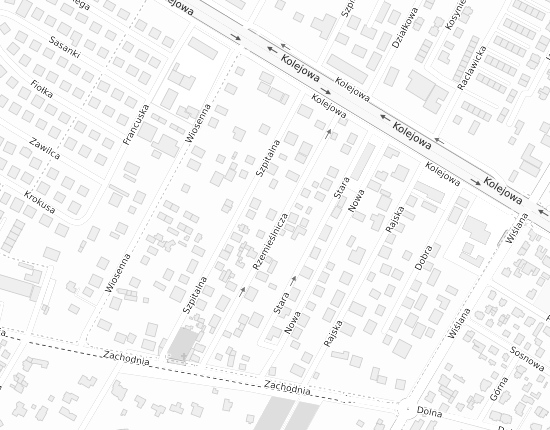 Mapa z adresem organizacji