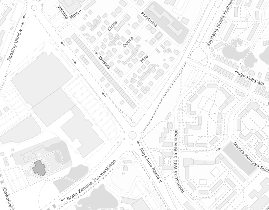 Mapa z adresem organizacji