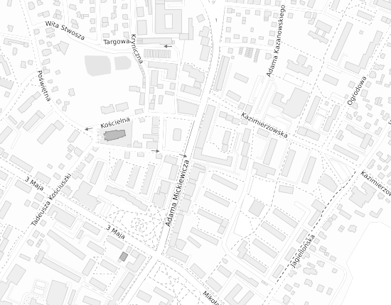 Mapa z adresem organizacji