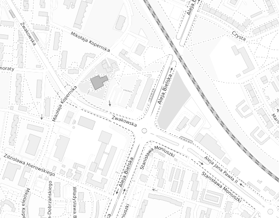 Mapa z adresem organizacji