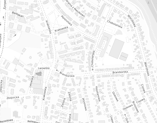 Mapa z adresem organizacji