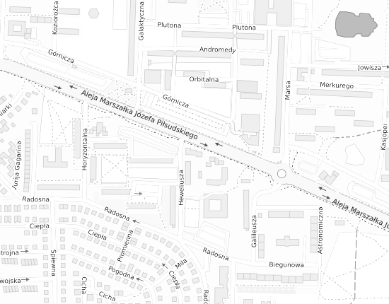 Mapa z adresem organizacji
