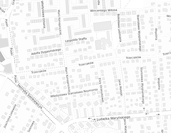Mapa z adresem organizacji