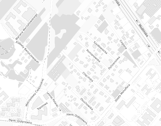 Mapa z adresem organizacji