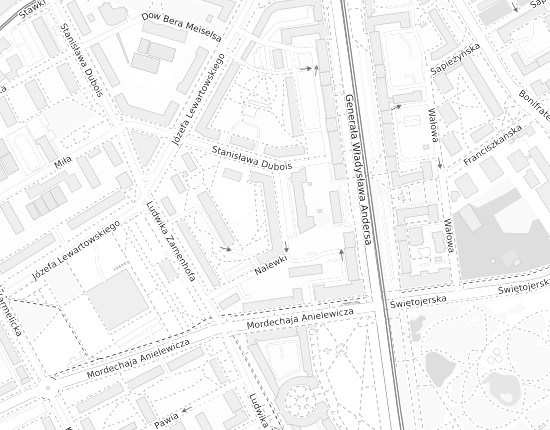 Mapa z adresem organizacji