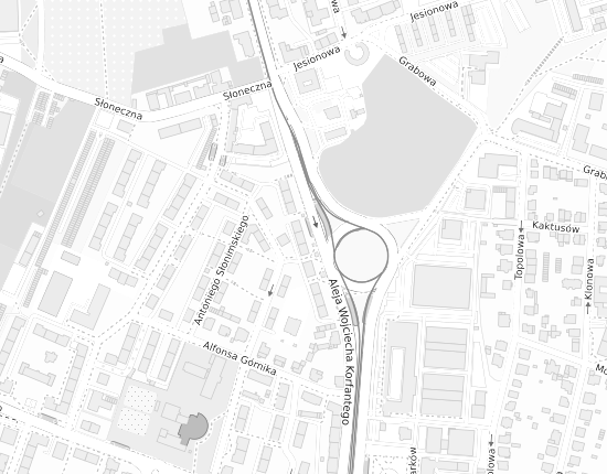 Mapa z adresem organizacji