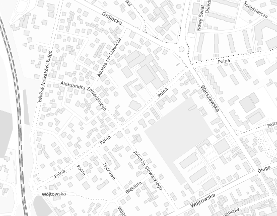 Mapa z adresem organizacji