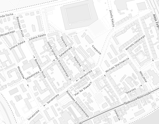 Mapa z adresem organizacji