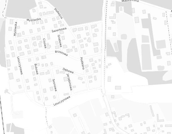 Mapa z adresem organizacji