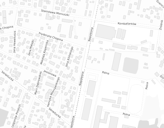 Mapa z adresem organizacji