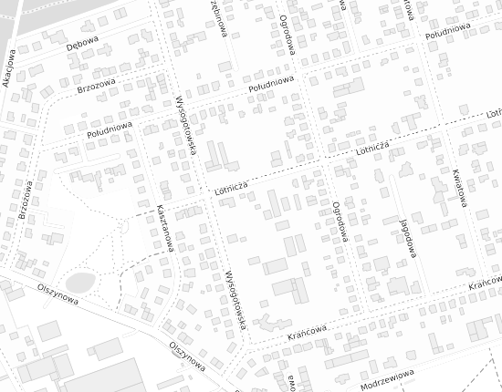 Mapa z adresem organizacji