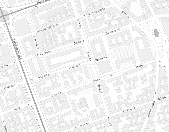 Mapa z adresem organizacji
