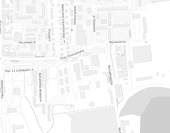 Mapa z adresem organizacji