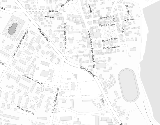 Mapa z adresem organizacji